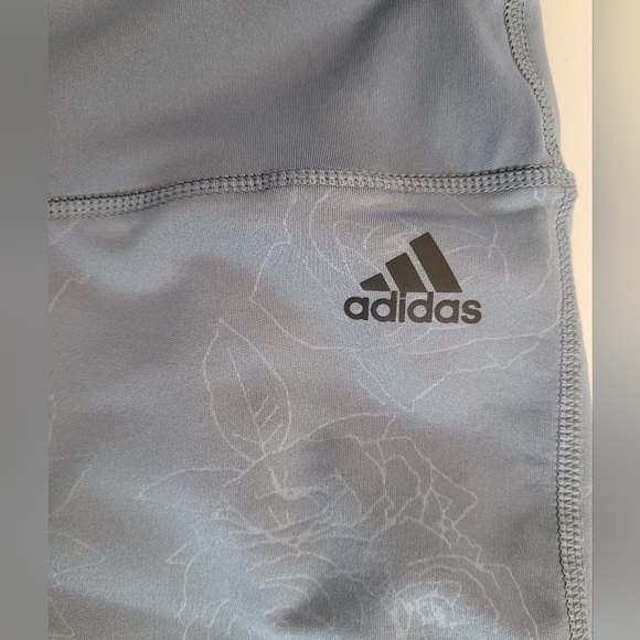 Adidas Climalite Cold Weather High Waist Floral Print Leggings - Size XL - Picture 4 of 9